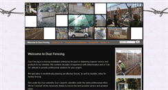 Desktop Screenshot of duzifencing.com